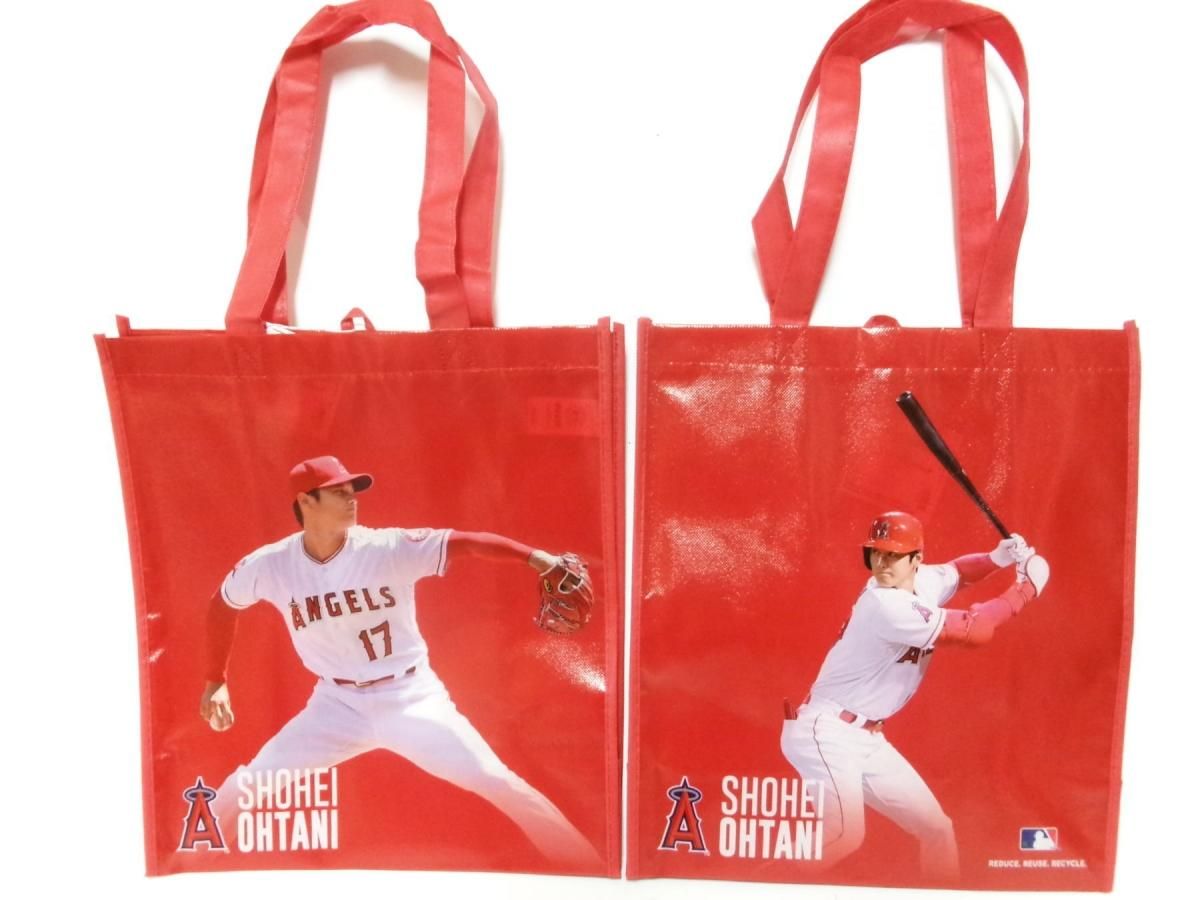 大谷翔平 二刀流 ショッピング エコバッグ トートバッグ リサイクル 