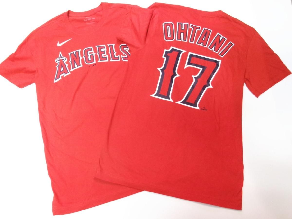 大谷翔平 エンゼルス Tシャツ レッド NIKE ナイキ メンズ Sサイズ