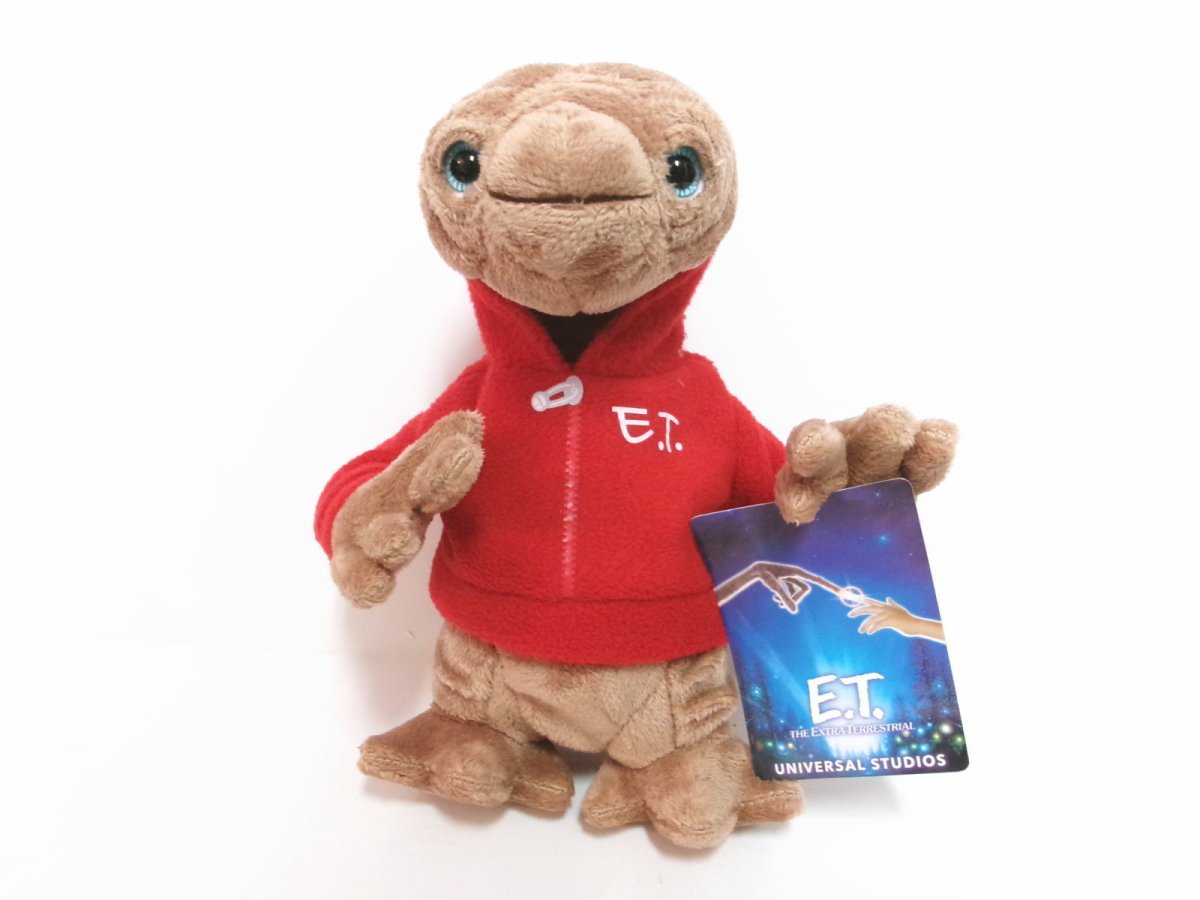 ET ぬいぐるみ 赤いパーカー ユニバーサルスタジオハリウッド限定 E.T. Plush Red Hoodie - FAR-OUT