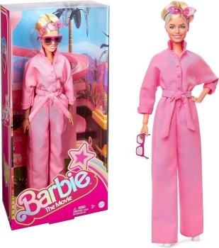 映画 「バービー」  ボイラースーツ ドール マーゴット・ロビー Barbie the Movie Doll Margot Robbie in Pink Power Jumpsuit  HRF29