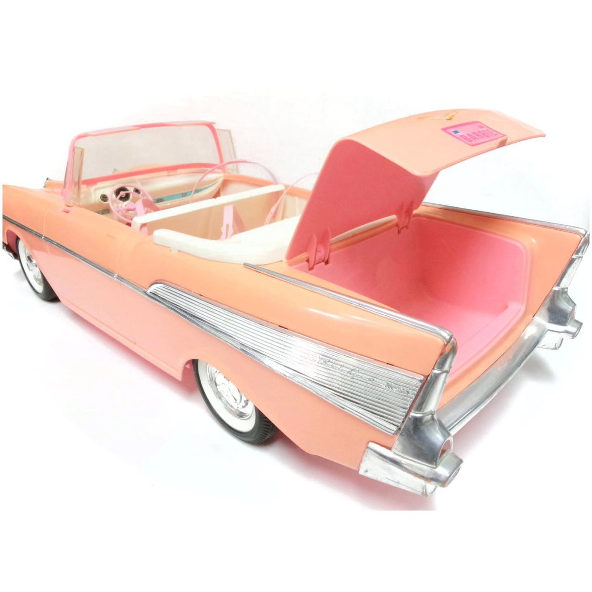 バービー 1957 シボレー ベルエア ピンク コンバーチブル ヴィンテージ クラシックカー 車 1988 ラージサイズ Barbie Chevy  Bel Air - FAR-OUT