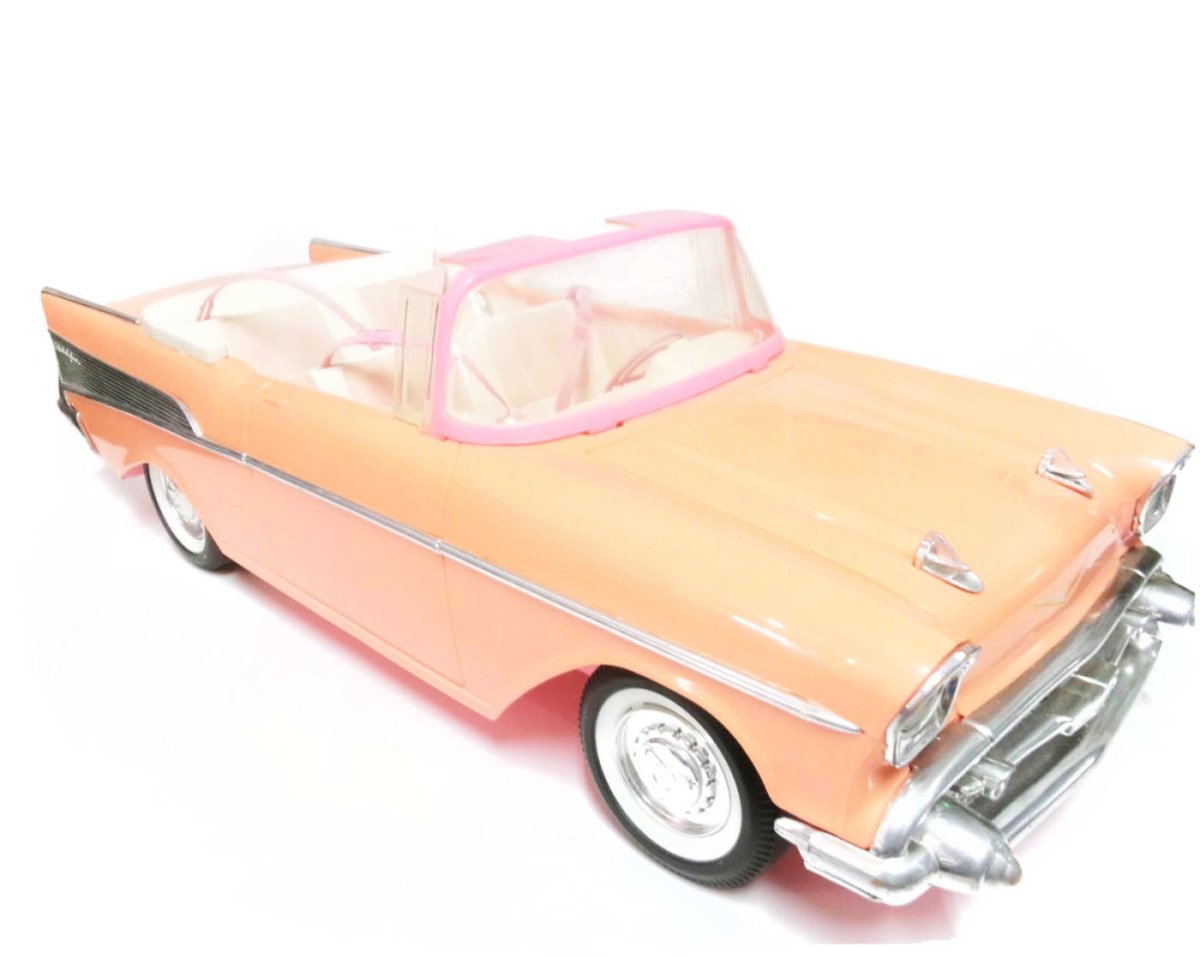 バービー 1957 シボレー ベルエア ピンク コンバーチブル ヴィンテージ クラシックカー 車 1988 ラージサイズ Barbie Chevy  Bel Air - FAR-OUT