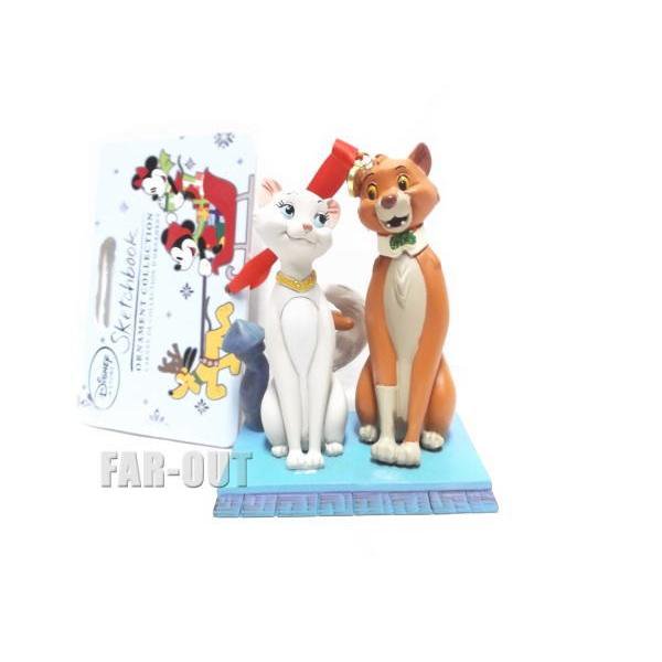 アリストキャット おしゃれキャット ダッチェス＆オマリー クリスマス オーナメント 2015年 ストア限定 スケッチブックコレクション  ディズニーキャット 猫 Aristocats - FAR-OUT