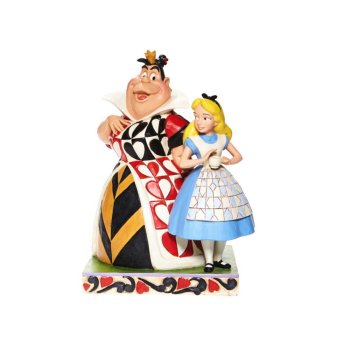 ディズニー・トラディション ふしぎの国のアリス アリス & ハートの女王 フィギュア Alice & Queen of Hearts ジム・ショア Disney Traditions