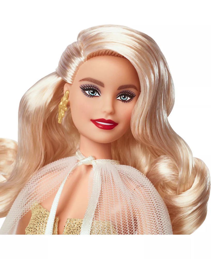 ホリデー バービー 35周年記念 2023 クリスマス ブロンドヘア ドール 人形 Holiday Barbie Blond Hair -  FAR-OUT