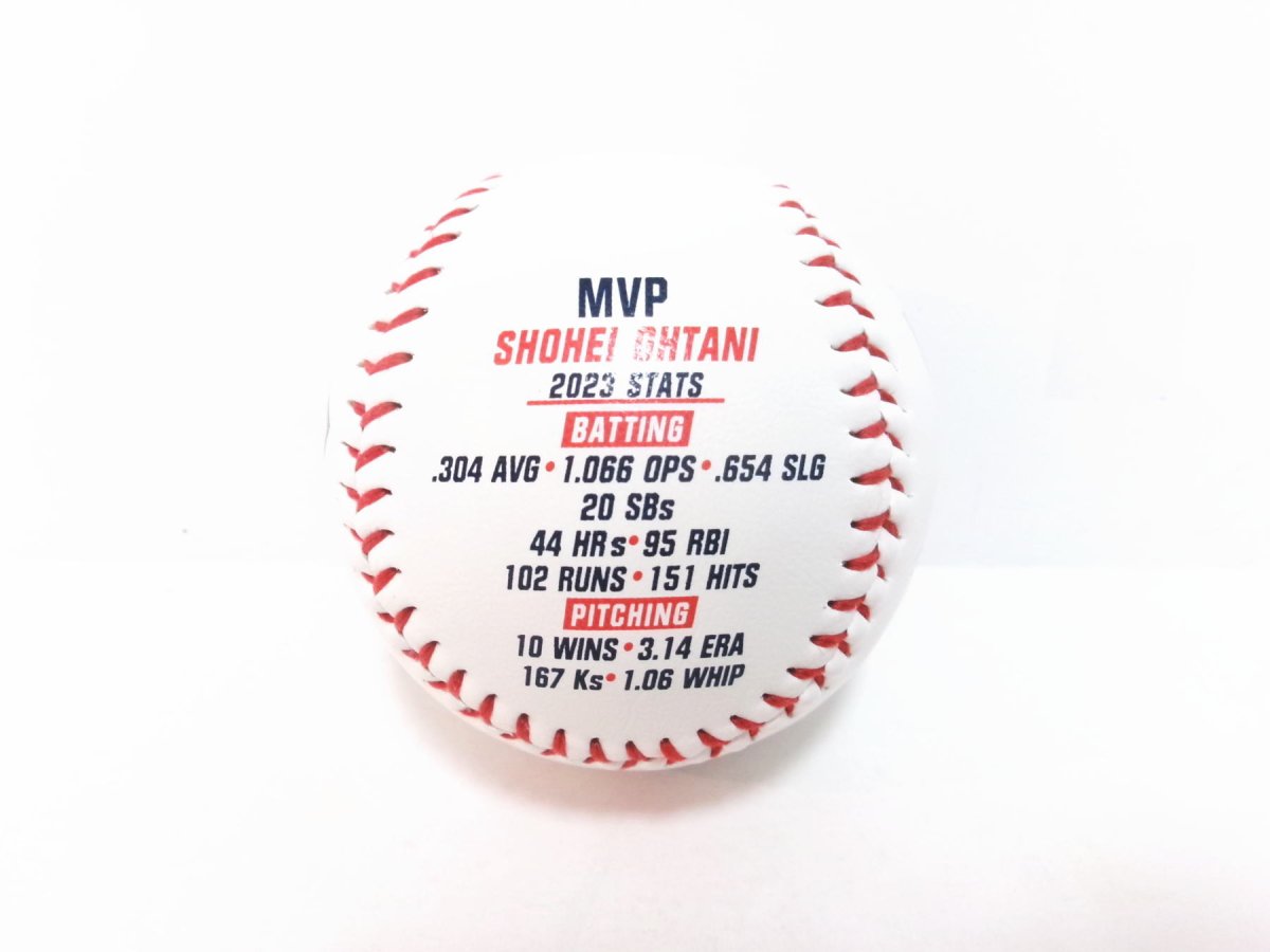 大谷翔平選手 2023年 MVP受賞記念 ベースボール 野球 硬球 MLB Shohei Ohtani MVP Ball エンゼルス球場限定 -  FAR-OUT