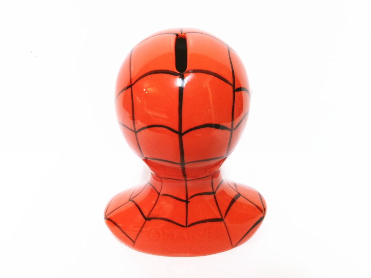 スパイダーマン バンク 貯金箱 陶器製 置物 Spiderman Bank　 - FAR-OUT