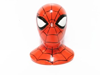 スパイダーマン バンク 貯金箱 マーベル 陶器製 置物 Marvel Spiderman Bank　