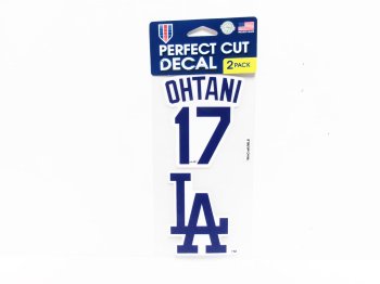 大谷翔平  LA ドジャース デカール ステッカー シール 2枚セット MLB Dodgers Decal Shohei Ohtani