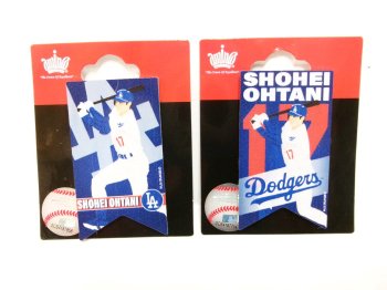 MLB大谷翔平 MLB Dodgers（ドジャース）ボール ステッカー 正規品 