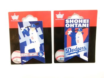 大谷翔平 LA ドジャース ピンバッジ 2点セット ベースボール MLB Dodgers Shohei Ohtani Pins