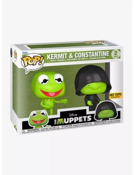 ե ݥå ޥڥå ߥå & 󥹥ƥ ӥˡե奢 2Υå The Muppets FUNKO POP ! Kermit & Constantine 2-Pack