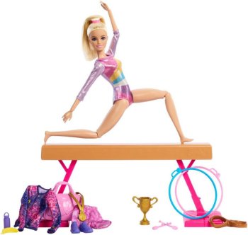 Сӡ  ʿ 夻ؤդ  ץ쥤å ɡ ֥ɥإ Barbie Gymnastics Playset You can be anything 
