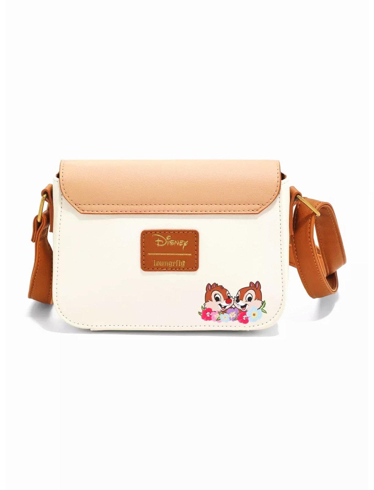 Loungefly チップとデール クロスボディバッグ ラウンジフライ ディズニー Chip & Dale Nose To Nose  Crossbody Bag - FAR-OUT