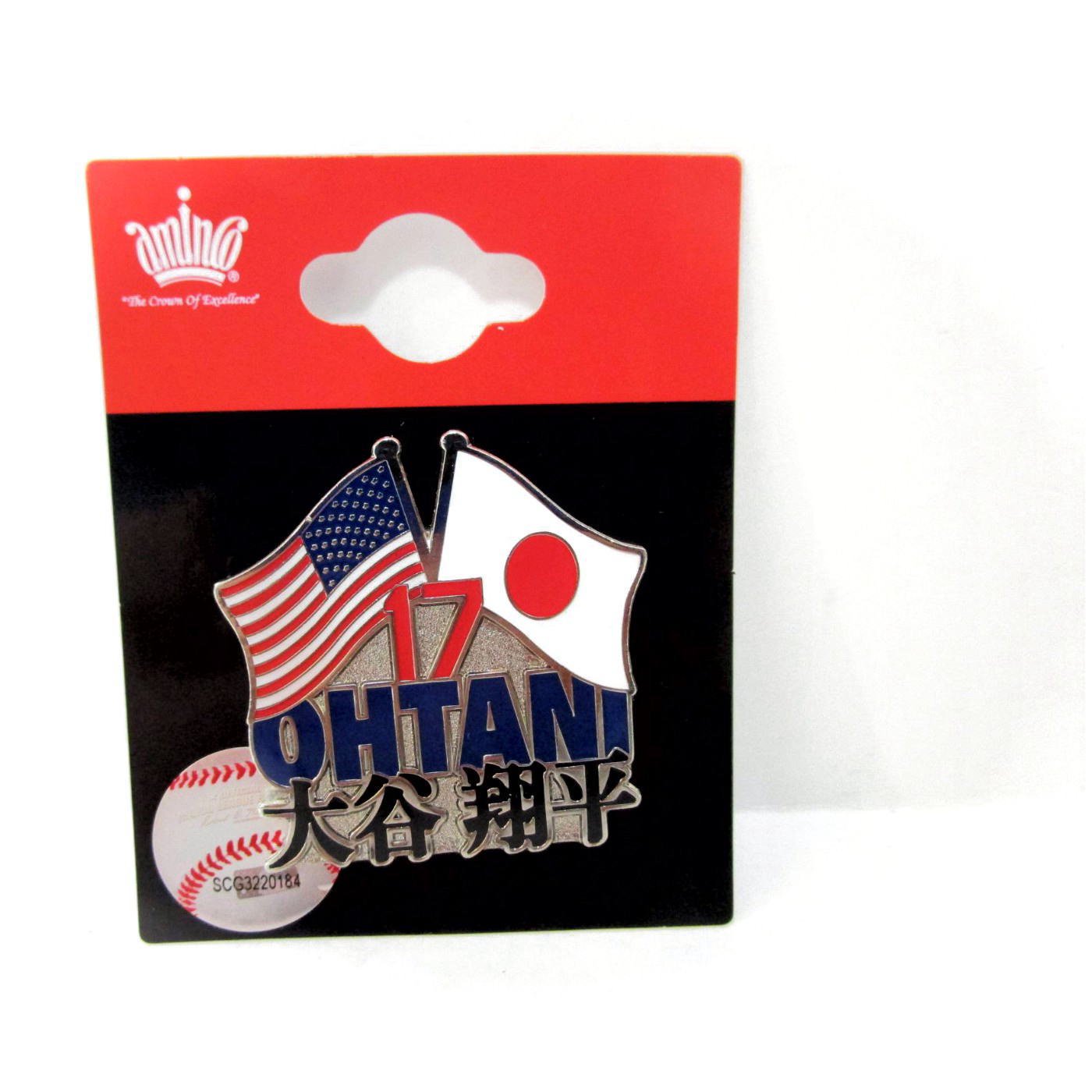 大谷翔平 LA ドジャース 日本国旗とアメリカ星条旗 ピンバッジ | MLB Dodgers Shohei Ohtani Pin - FAR-OUT