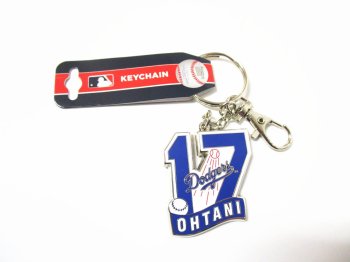 ëʿ LA ɥ㡼  OHTANI 17 ١ܡ MLB Dodgers Shohei Ohtani Keychain