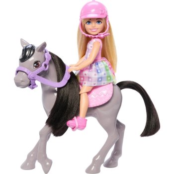 Сӡ 륷ݥˡ  ɡ Barbie Chelsea Doll & Pony Horse Set