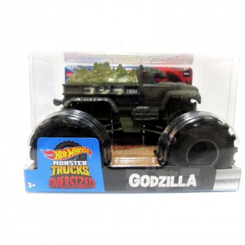 ۥåȥ  󥹥ȥå ᥿㥹ȥ ߥ˥ 1:24  Hot Wheels Godzilla  Monster Trucks