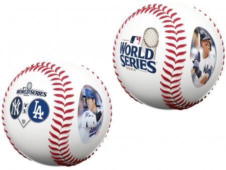 大谷翔平 ＆ ジャッジ WS 2024 ドジャース vs ヤンキーズ 硬式ボール WS 2024 ドジャース vs ヤンキース | 大谷翔平 硬球 - FAR-OUT