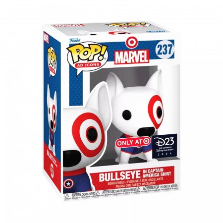 å ޥåȸ ֥륺 ե FUNKO POP ! ץƥ󥢥ꥫ ӥˡե奢  Target Bullseye Captain America Bobblehead