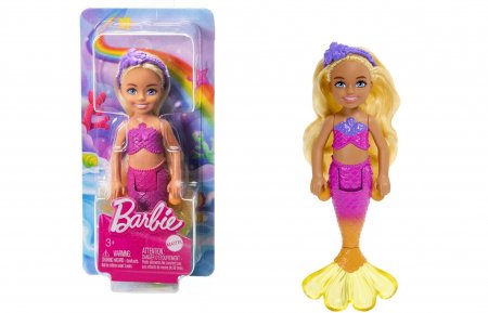 Сӡ 륷 ֥ɥإ ޡᥤ ɡ ͷ ͵ Barbie Chelsea Mermaid Blonde Hair Doll