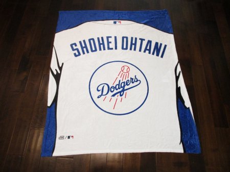 LAɥ㡼 ëʿ ̾ ˥ե 륯å  ֥󥱥å ե꡼  MLB Dodgers Shohei Ohtani Throw Blanket