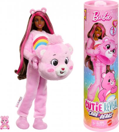 塼ȥåס Сӡ ٥ ԥ 夻ؤ եå ʪդ Barbie Cutie Reveal Doll Care Bears