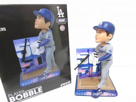 150 ëʿ LAɥ㡼 50/50 ãǰ Хåȥեå ܥ֥إå ե奢 Shohei Ohtani Bat Flip Bobble