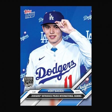 ϯ ֹ11 LAɥ㡼 Ĳ񸫵ǰ ȥ졼ǥ 쥯 ѥ MLB TOPPS Trading Cards Roki Sasaki 