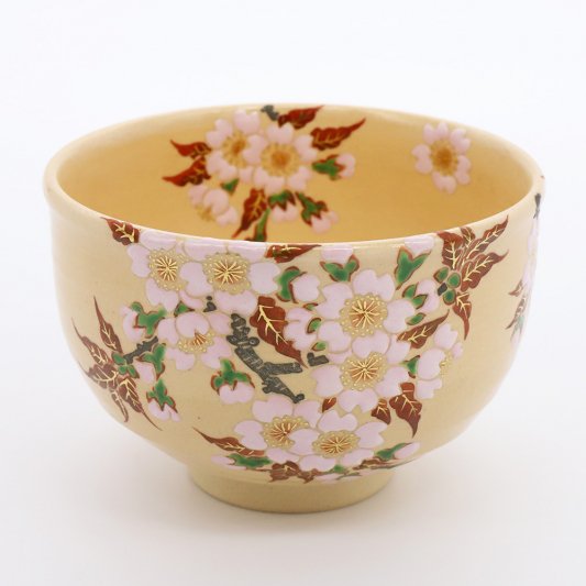 ■田中正一（田中方円）茶碗「山桜ノ絵」 - 京都色絵陶芸協同組合　直営公式オンラインショップ　イロエポップ！ショップ/iroe pop! shop