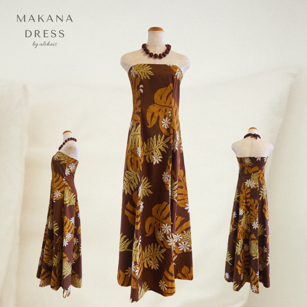 オーダードレス[MAKANA DRESS] - ALOHA IS -polynesian style 