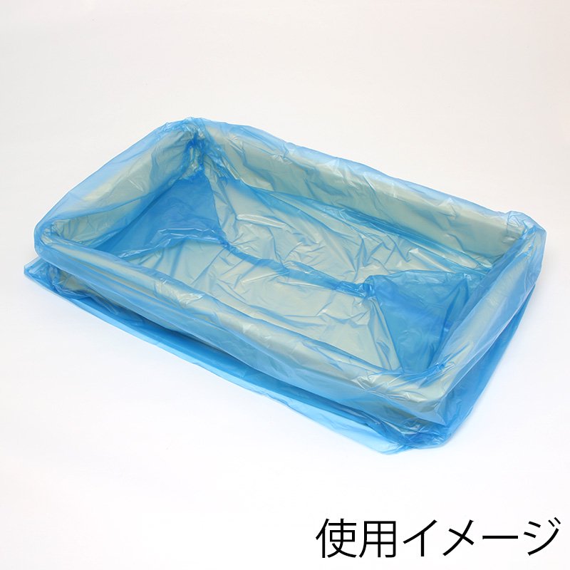 HEIKO ポリ袋 ばんじゅう用ポリ袋 M ブルー 100枚x5（500枚）