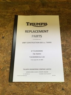 Triumphパーツブック 6T/TR6/T120（68年）  