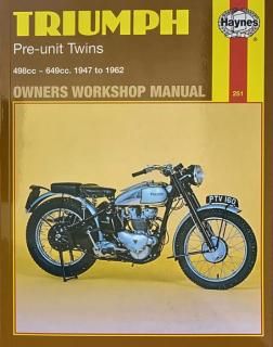 Haynes Triumph �ޥ˥奢�� Pre-Unit Twin��1947-1962�ˡʤ����󤻾��ʡ�