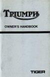 Triumph �ϥ�ɥ֥å� Unit/Tiger 750cc twins��1980�ˡʤ����󤻾��ʡ�