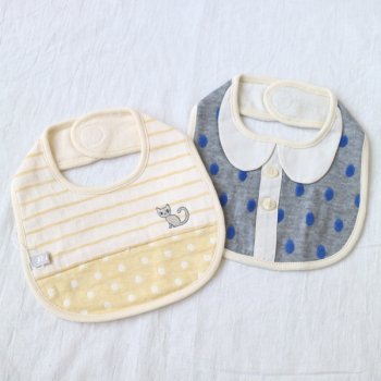 nino-nyan baby gift set スタイ+スタイ｜70cm