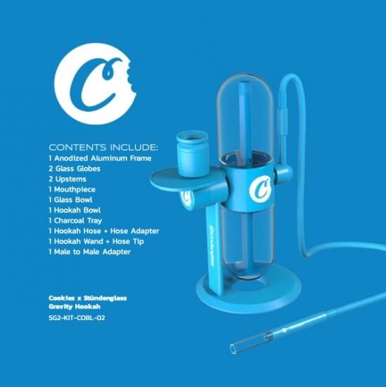 送料無料 Cookies ×Stundenglass GRAVITY HOOKAH グラビティボング ガラスボング ハーブ 送料込み -  California Dream