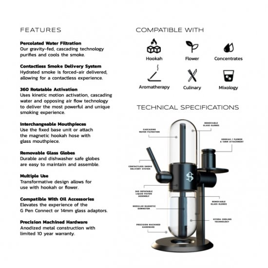 送料無料 Cookies ×Stundenglass GRAVITY HOOKAH グラビティボング ...