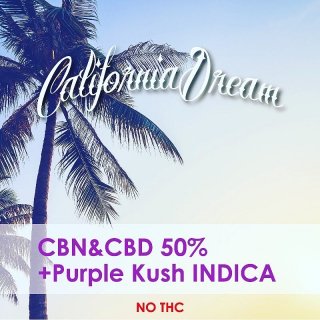 CBD PREMIUM HERB CBD25%+CBN25%+purple kush TERPEN
