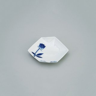 バラ　折紙型手塩皿