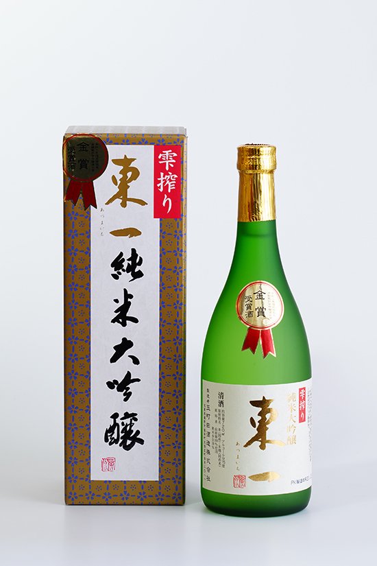 東一 雫搾り 純米大吟醸｜720ml - 井上酒店～蔵元の造る心を伝えます｜佐賀有田