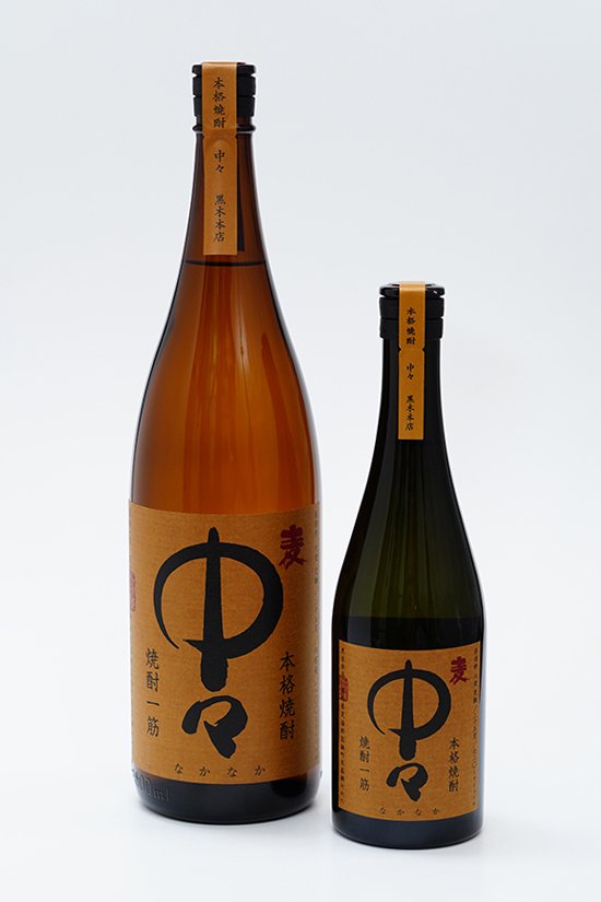 中々（なかなか）／麦焼酎｜1800ml - 井上酒店～蔵元の造る心を伝えます｜佐賀有田