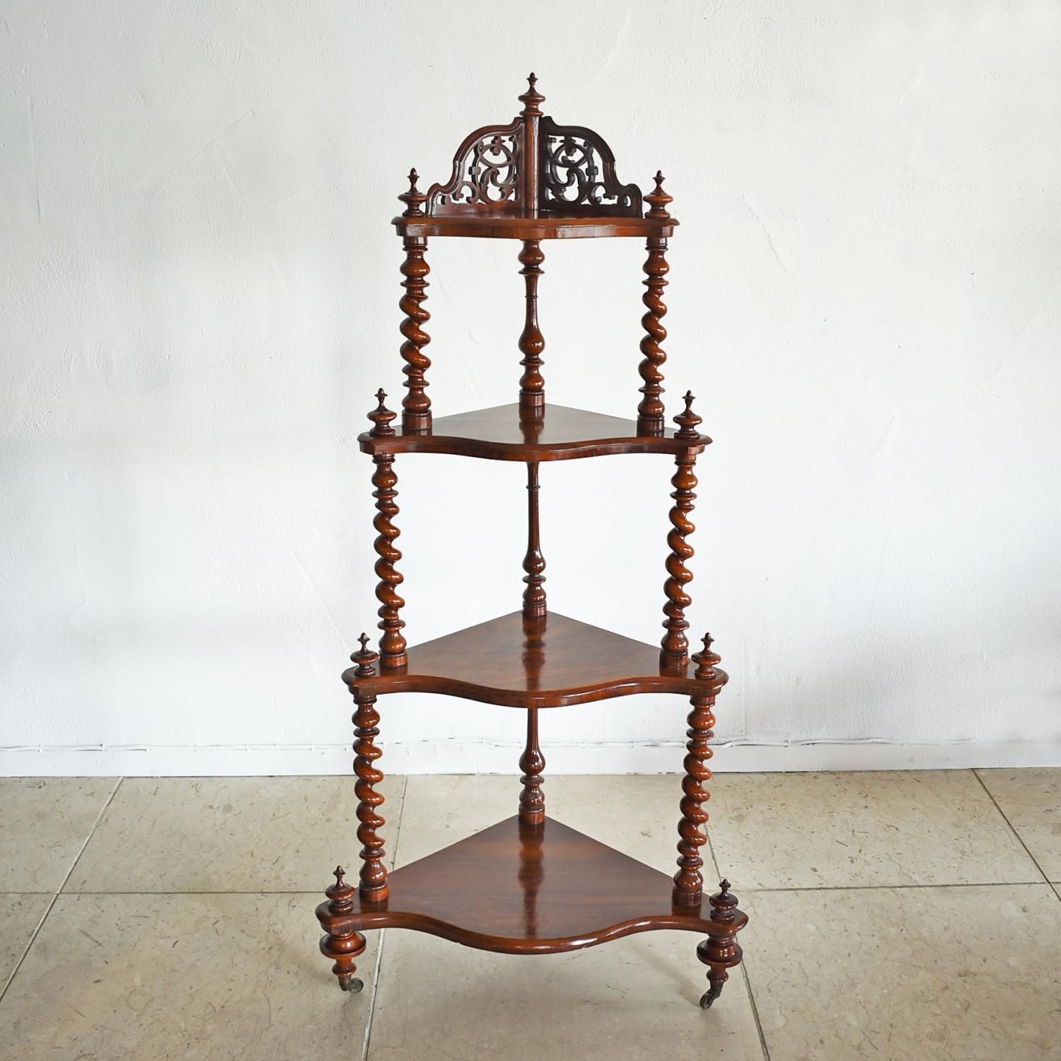 コーナーワットノット 1880年代 イギリス製 / WESTWOOD ANTIQUES