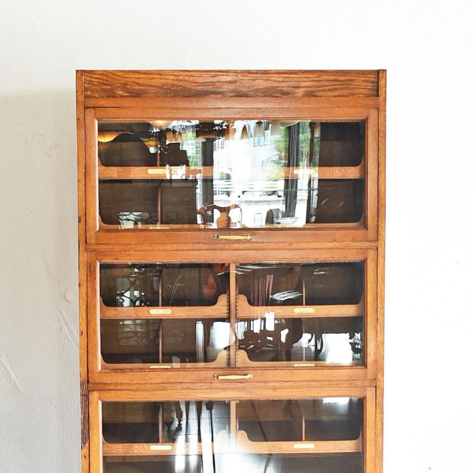 ヴィンテージ イギリス シャツプレス オブジェ 店舗什器 木製 イギリスアンティーク 店舗什器にもおすすめ!お洒落な収納が叶う