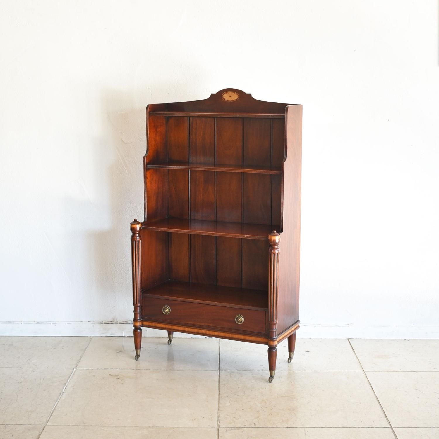 イギリスアンティーク ブックシェルフ　古道具 ヴィクトリアンオールドパインブックシェルフ（本棚） イギリス