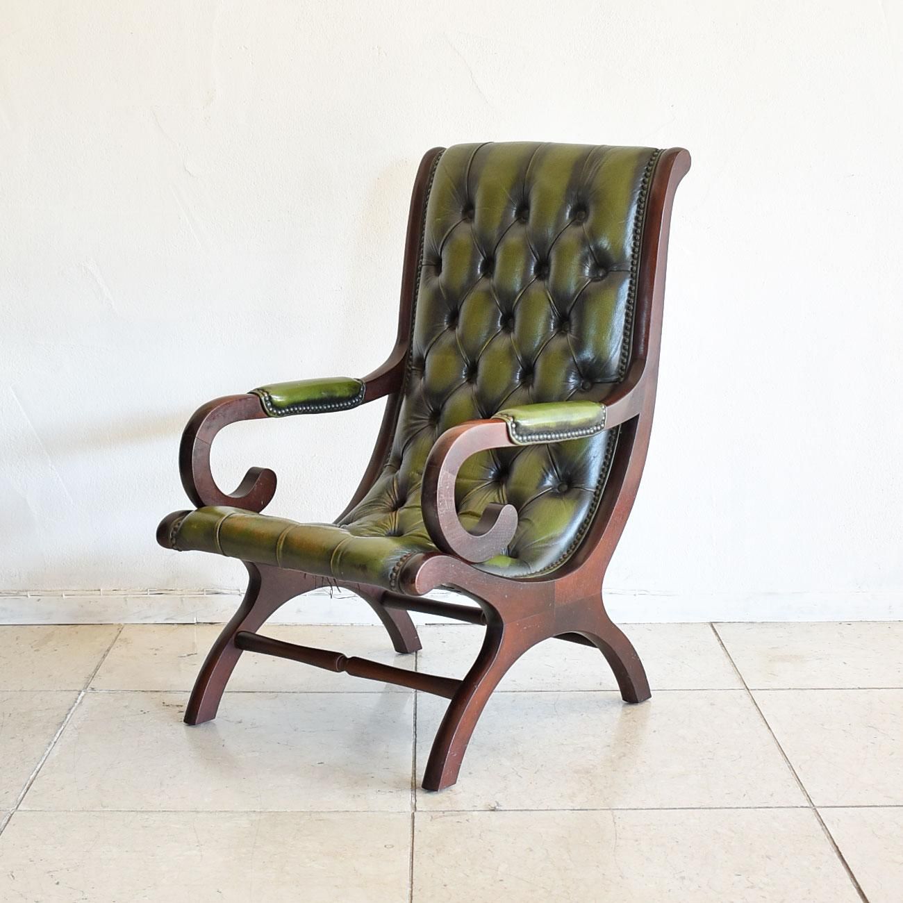 【アンティーク】　イギリスヴィンテージチェア スリッパーチェア 1940年代 イギリス / WESTWOOD ANTIQUES