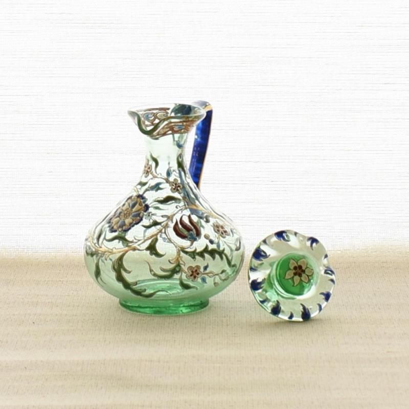 エミール・ガレ 花文蓋付瓶 / WESTWOOD ANTIQUES