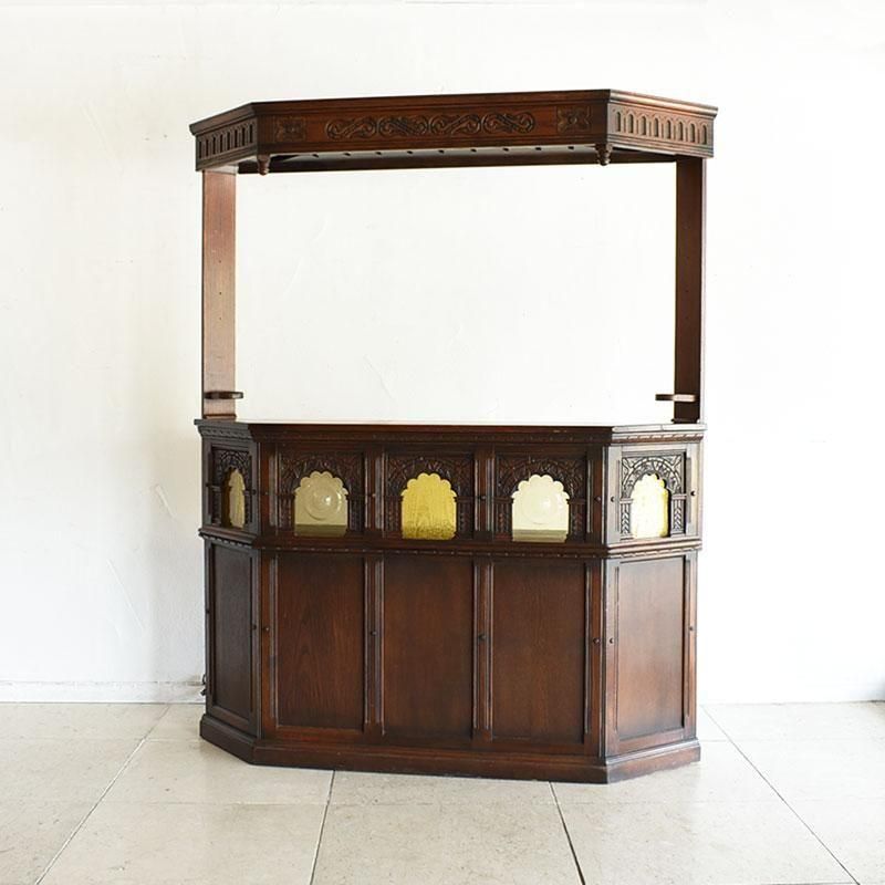 バーカウンター 海外製 レトロ アンティーク キャスターあり Old Charm バーカウンター 1940年代 イギリス / WESTWOOD ANTIQUES