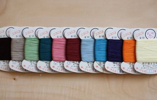 正絹カード巻糸（手縫い用）40m