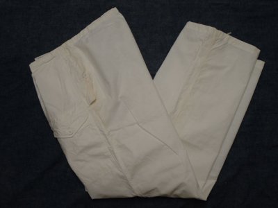 French Military Cotton White Overalls 180604